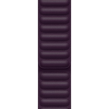 Curea pentru Apple Watch 45mm, Leather Link - M/L, Dark Cherry Curea pentru Apple Watch 45mm, Leather Link - M/L, Dark Cherry