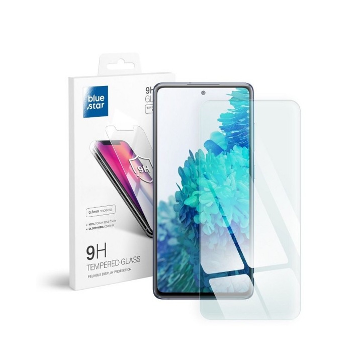 Folie Premium Blue Star Compatibila Cu Samsung Galaxy S20 Fe, Transparenta, Duritate 9h