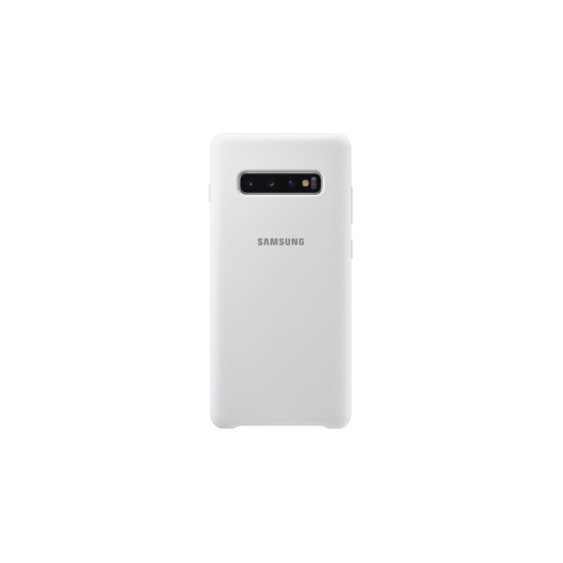 Husa din silicon pentru Samsung Galaxy S10 +/S10 Plus, ultraslim, Alb