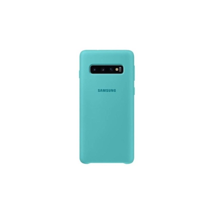 Силиконов калъф за Samsung Galaxy S10 + / S10 Plus, ultraslim, Bleu
