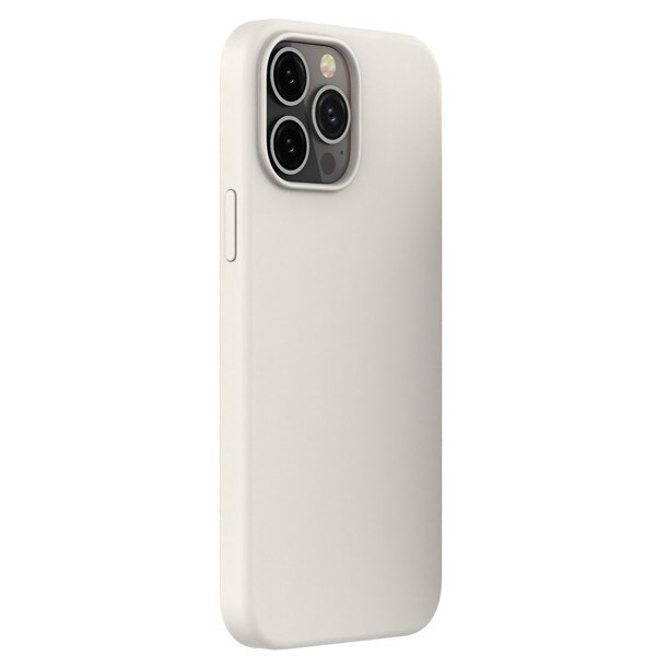 Capac Protectie Spate Cellara Din Silicon Colectia Soft Pentru iPhone 13 Pro - Alb