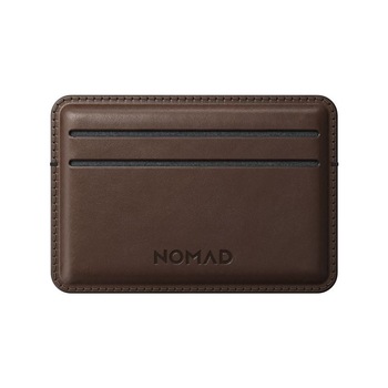 Portofel din piele naturala pentru carduri NOMAD Card Wallet, 4 compartimente, Maro Portofel din piele naturala pentru carduri NOMAD Card Wallet, 4 compartimente, Maro