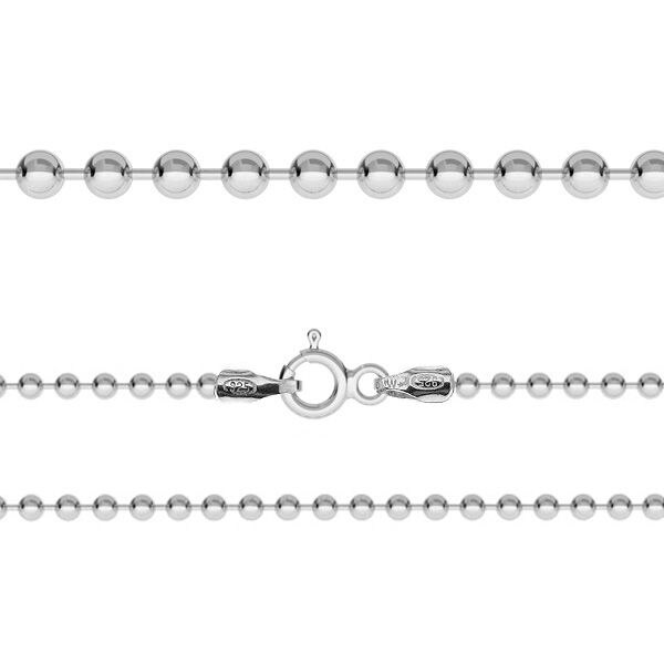 Lant argint 925 cu bilute 2,2 mm model militar 55 cm Strong Army