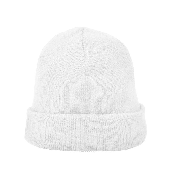 Caciula tricot model Blue PLANET, Roly, marime universala - Alb