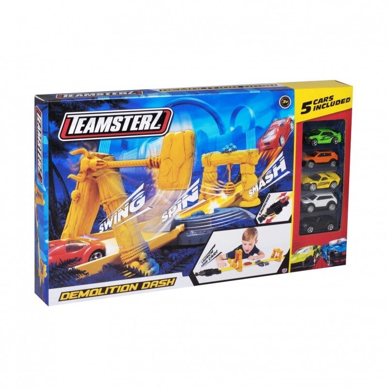Set de joaca Teamsterz Demolition Dash cu 5 masini