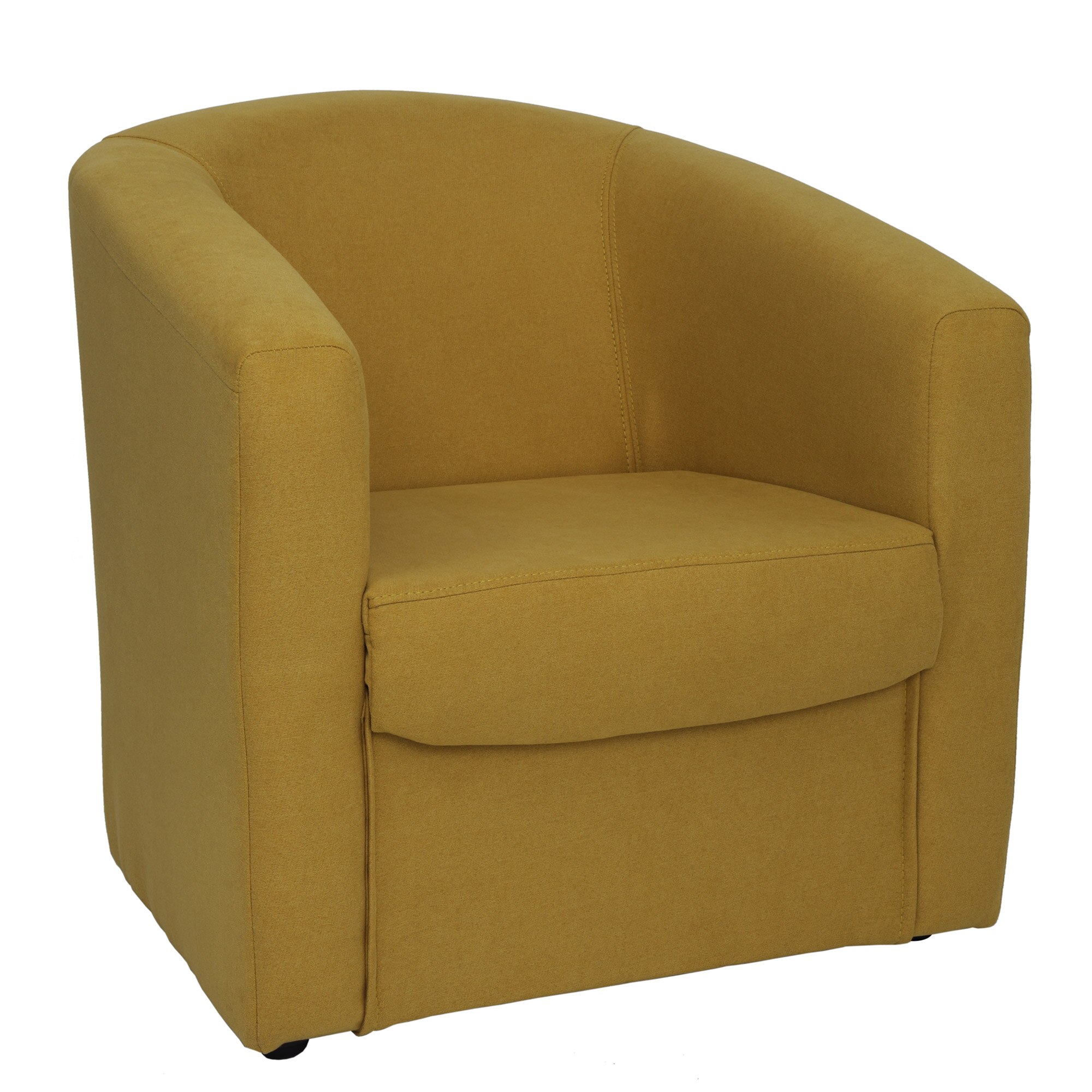 Fotoliu Tudor, stofa Galben