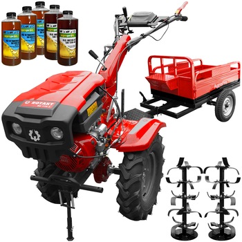 Motocultor Rotakt RO17RE, pornire electrica, motor 17 CP, latime lucru 135 cm, roti 6.00-12, remorca, 5l ulei AgroPro Motocultor Rotakt RO17RE, pornire electrica, motor 17 CP, latime lucru 135 cm, roti 6.00-12, remorca, 5l ulei AgroPro
