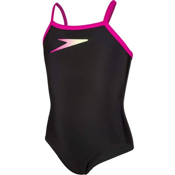 Costum de baie fete Speedo, negru/roz, 164 cm, 14 ani Costum de baie fete Speedo, negru/roz, 164 cm, 14 ani