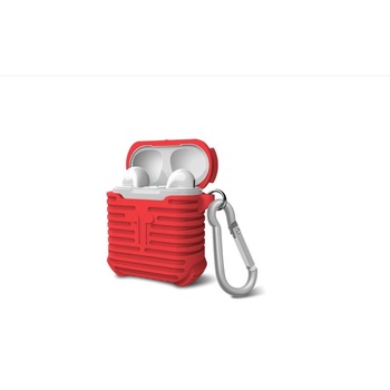 Husa suport pentru casti Apple AirPods, Rosu Husa suport pentru casti Apple AirPods, Rosu
