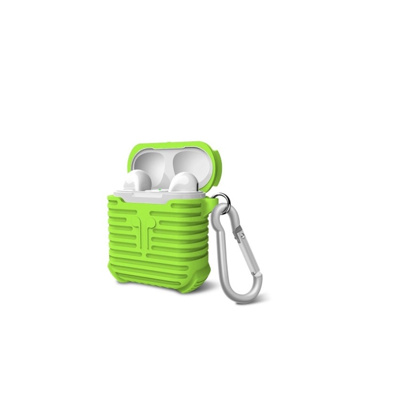 Husa suport pentru casti Apple AirPods, Verde