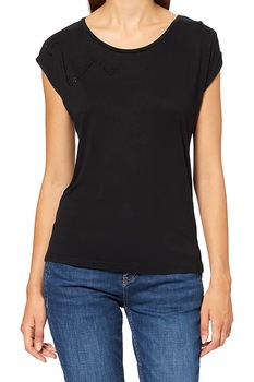 Tricou dama Esprit, negru, S, cu strasuri Tricou dama Esprit, negru, S, cu strasuri