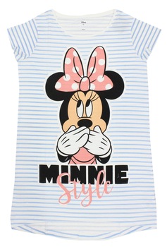 Tricou adulti, bumbac, Minnie Mouse, asimetric, alb Tricou adulti, bumbac, Minnie Mouse, asimetric, alb