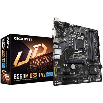 Placa de baza Gigabyte B560M DS3H V2, Socket 1200 Placa de baza Gigabyte B560M DS3H V2, Socket 1200