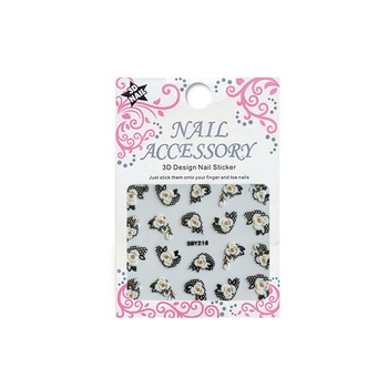 Sticker cu efect acrilic, MoonbasaNails, SMY216BG, Multicolor Sticker cu efect acrilic, MoonbasaNails, SMY216BG, Multicolor