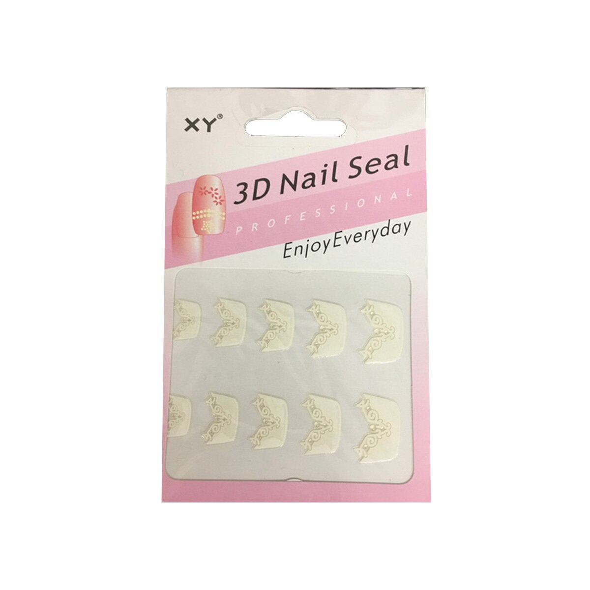 Sticker cu efect acrilic, MoonbasaNails, HL0003, Multicolor