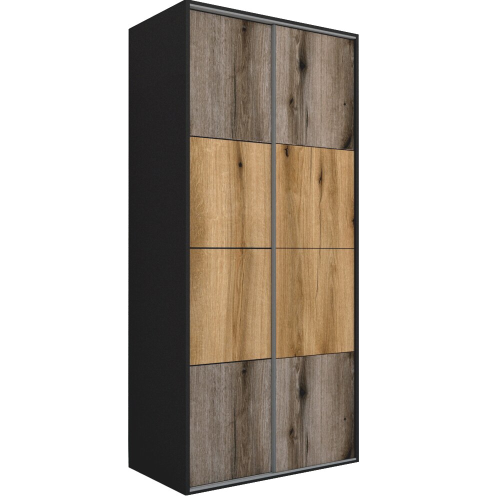 Dressing Genarom LEX C, Gri / Stejar Monastery / Stejar Wotan, 120 x 240 x 66 cm