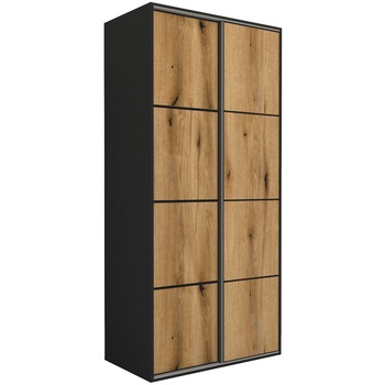 Dressing Genarom LEX A, Gri / Stejar Wotan, 120 x 240 x 66 cm Dressing Genarom LEX A, Gri / Stejar Wotan, 120 x 240 x 66 cm