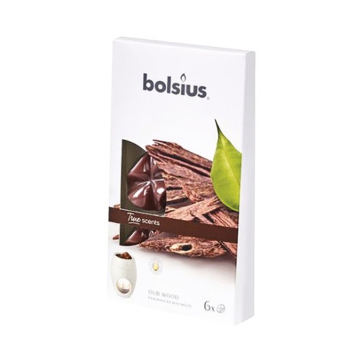 Чипс Bolsius парфюмиран парафин, уд дърво, време на горене 25 часа