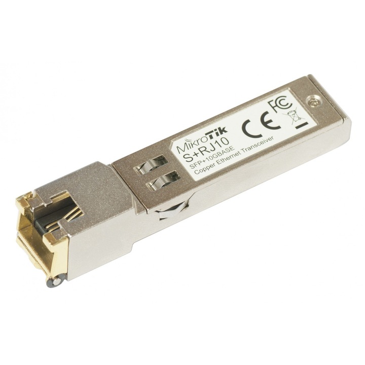 RJ45 SFP+ 10/100/1000M/2.5G/5G/10G modul - Microtic S+RJ10