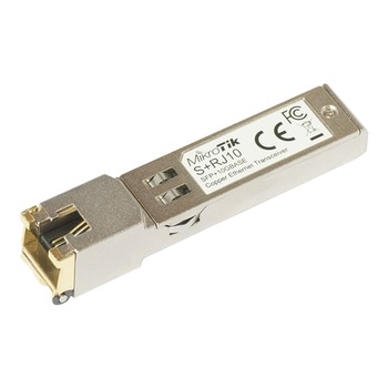 Modul RJ45 SFP+ 10,100,1000M,2.5G,5G,10G - Mikrotik S+RJ10 Modul RJ45 SFP+ 10,100,1000M,2.5G,5G,10G - Mikrotik S+RJ10