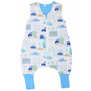 Sac de dormit, iarna, cu picioare, masinute Beep, albastru 104 cm Sac de dormit, iarna, cu picioare, masinute Beep, albastru 104 cm