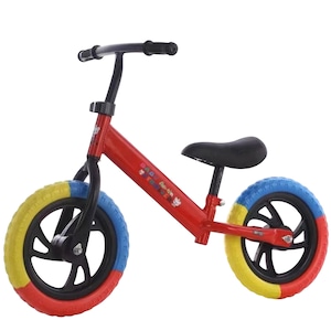 Downtown activation poison Bicicleta de echilibru fara pedale, pentru copii intre 2 si 5 ani, Albastra  cu roti in 3 culori - eMAG.ro