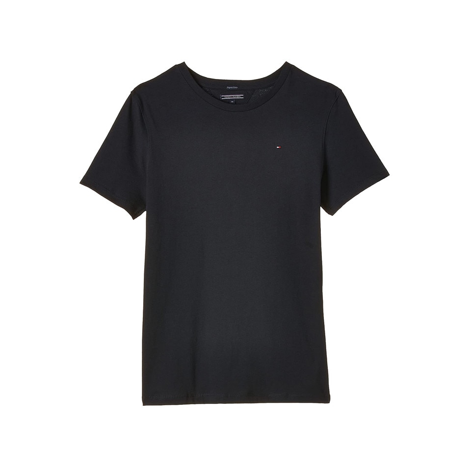 Tricou bumbac organic baieti Tommy Hilfiger, albastru, 164 cm, 14 ani