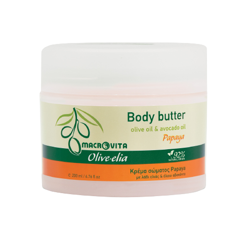 Unt de corp natural cu PAPAYA, ulei de masline si avocado 200 ml