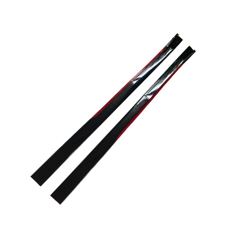 Set prelungiri ornament praguri laterale negru lucios 240cm