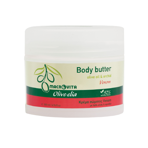 Unt de corp natural VENOM cu Orhidee si ulei de masline 200 ml