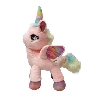 Jucarie de plus Unicorn 40 cm, Roz Jucarie de plus Unicorn 40 cm, Roz