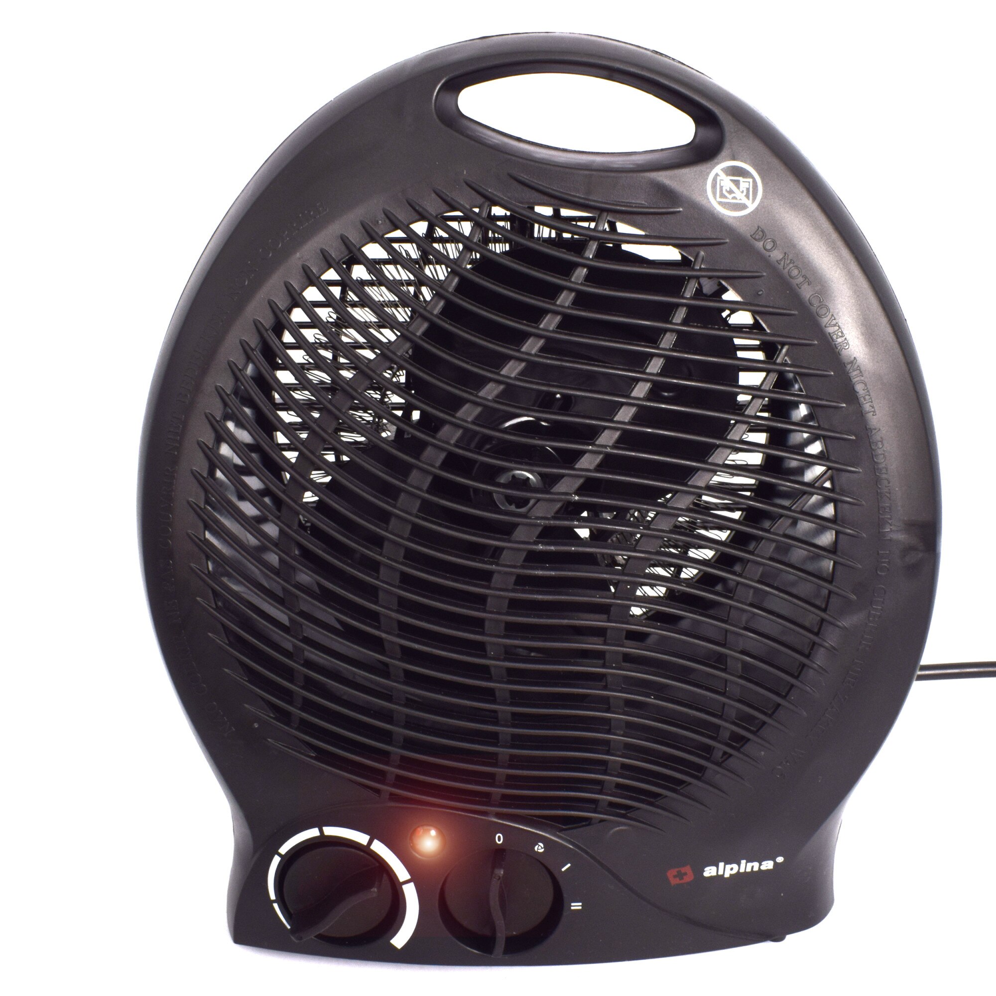 Aeroterma Interior Alpina, 2000 W, 2 trepte de putere, Termostat reglabil