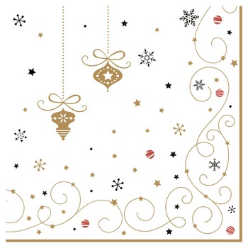 Servetele de masa decorative Merry Christmas, 33 x 33 cm, 20 servetele/set, multicolor Servetele de masa decorative Merry Christmas, 33 x 33 cm, 20 servetele/set, multicolor