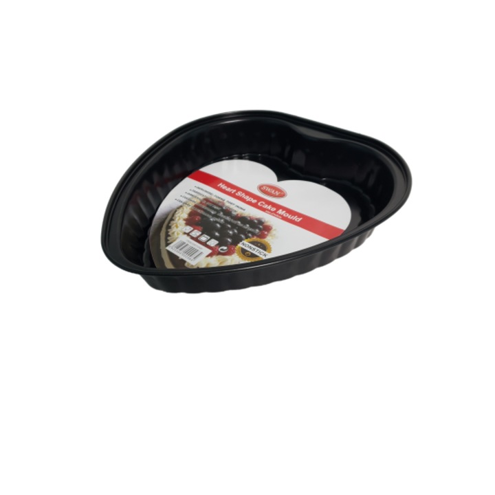 Tava de copt in forma de inima, SWAN, 27x5 cm