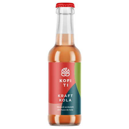 Kofi Ti Természetes savanyított ital kóladióból, Kraft Kola, 200 ml ...
