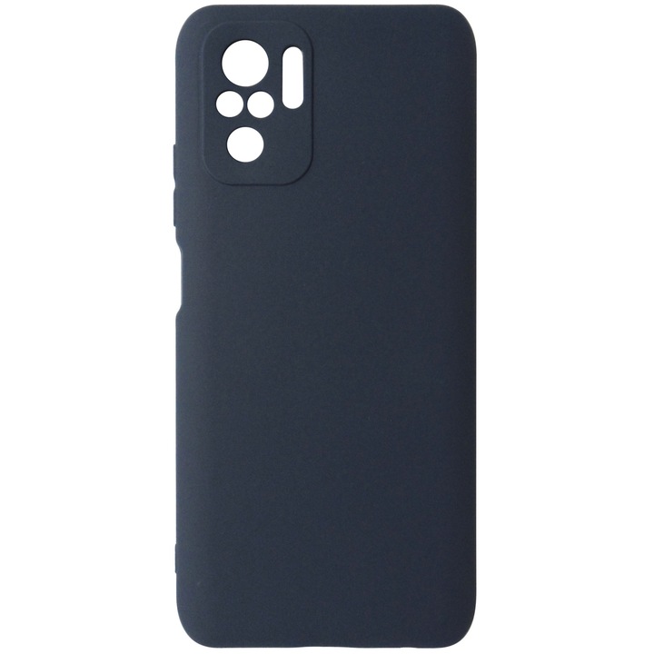 Husa silicon bleumarin mat pentru Xiaomi Redmi Note 10, Note 10S, Poco M5s