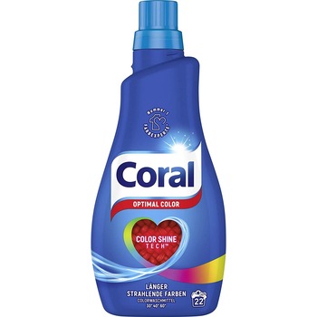 Detergent lichid Coral Optimal Color 22 spalari 1,1 l Detergent lichid Coral Optimal Color 22 spalari 1,1 l