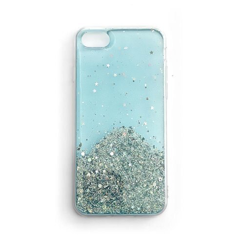 Husa Pentru Samsung A71 , Star Glitter Case , Blue