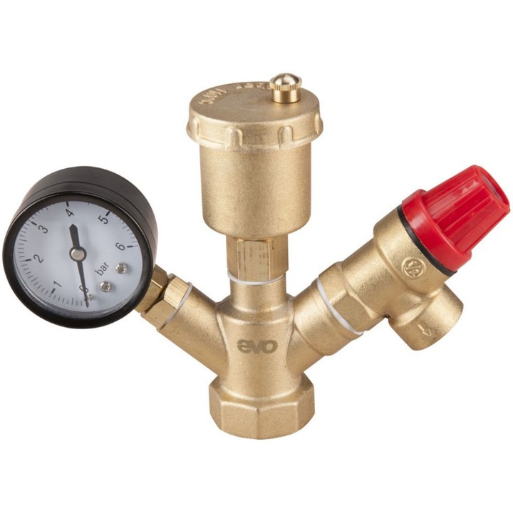 Grup siguranta pentru centrale lemne si termoseminee Evosanitary