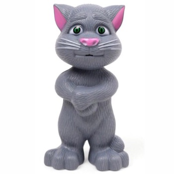 Jucarie Vorbitoare Selling Depot - Talking Tom Cat, 28 cm, + 3 ani, Gri Jucarie Vorbitoare Selling Depot - Talking Tom Cat, 28 cm, + 3 ani, Gri
