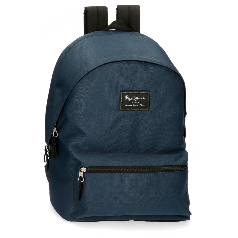 Rucsac cu compartiment laptop/tableta Pepe Jeans Aris Evergreen, bleumarin, 44x31x17 cm
