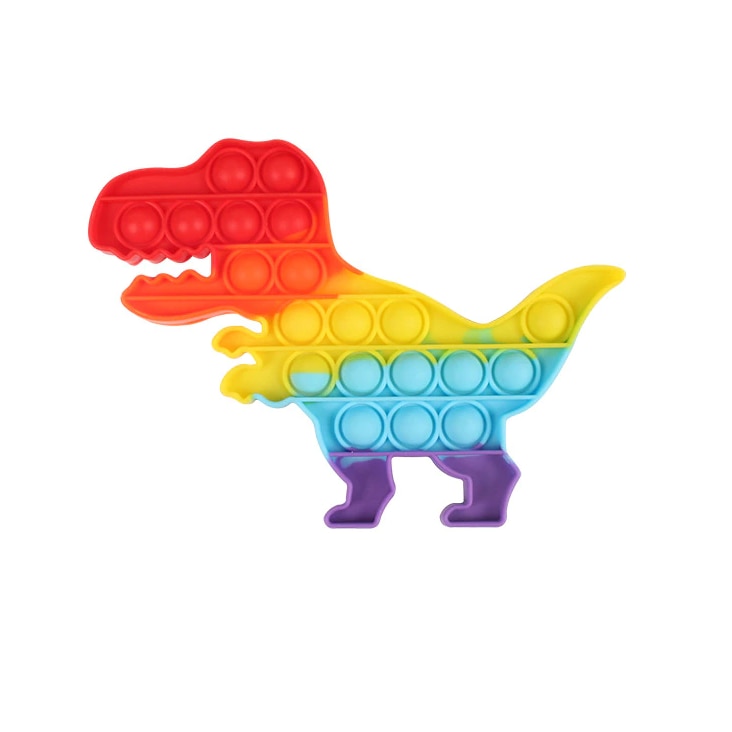Jucarie senzoriala antistres, POP IT multicolor - dinozaur - K KATHODE