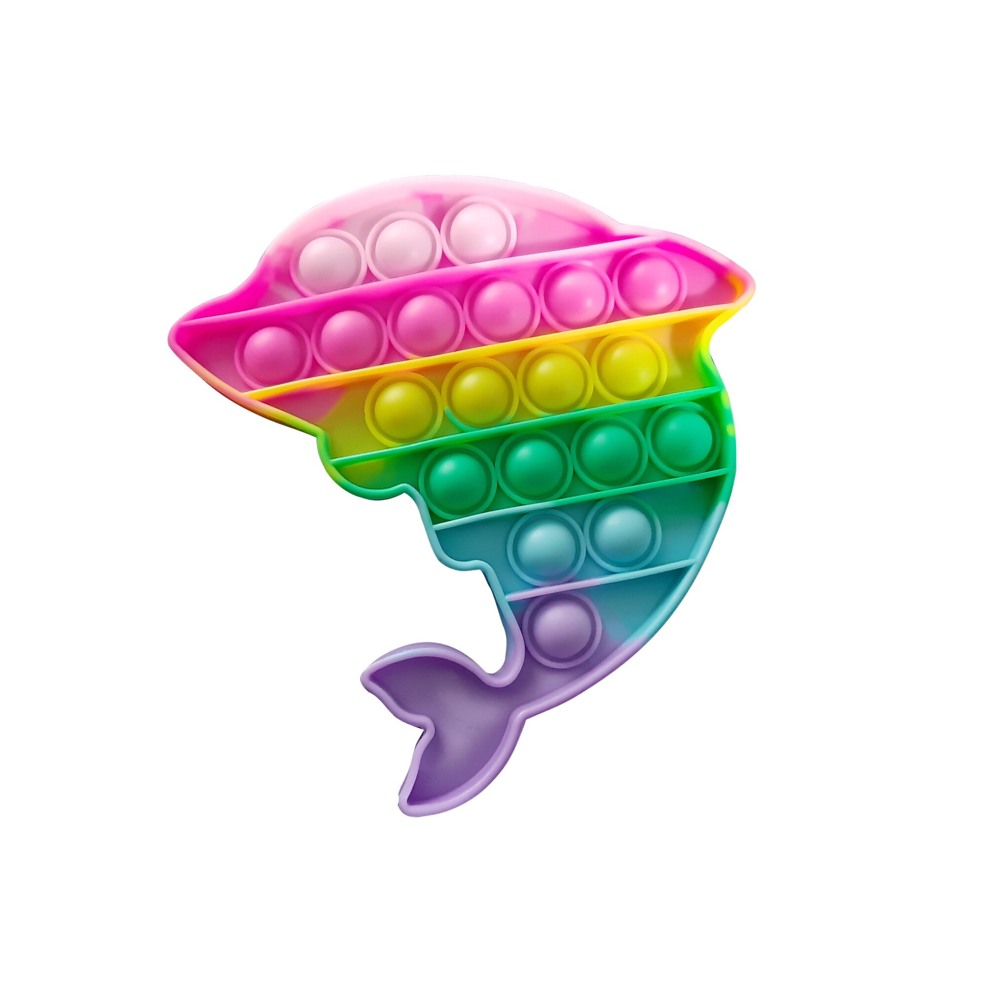 Jucarie senzoriala antistres, POP IT multicolor - delfin - K KATHODE