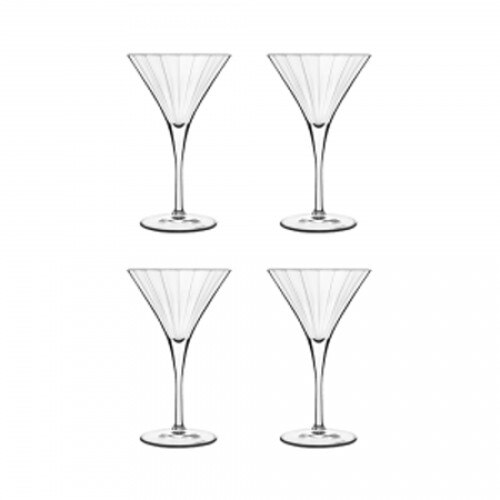 Set 4 pahare martini LUIGI Bormioli colectia BACH MARTINI 210ml
