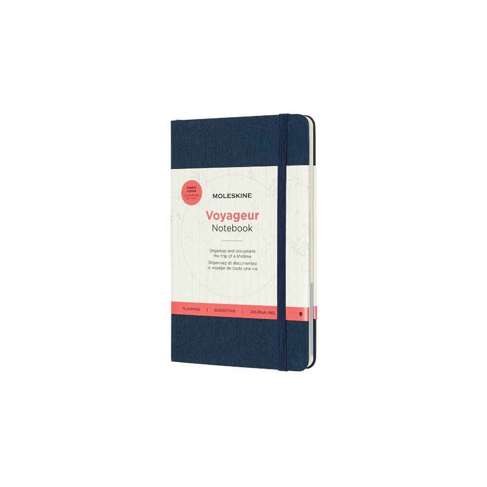 Agenda Voyageur, Moleskine, 184x120x18 mm, Bleumarin