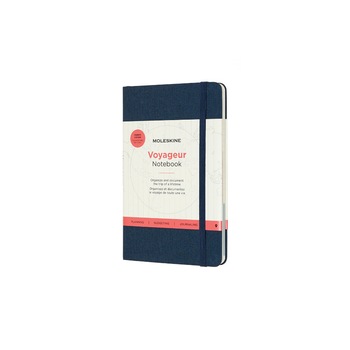 Agenda Voyageur, Moleskine, 184x120x18 mm, Bleumarin Agenda Voyageur, Moleskine, 184x120x18 mm, Bleumarin