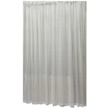 Perdea alba cu model alb din colectia  Perdea alba cu model alb din colectia