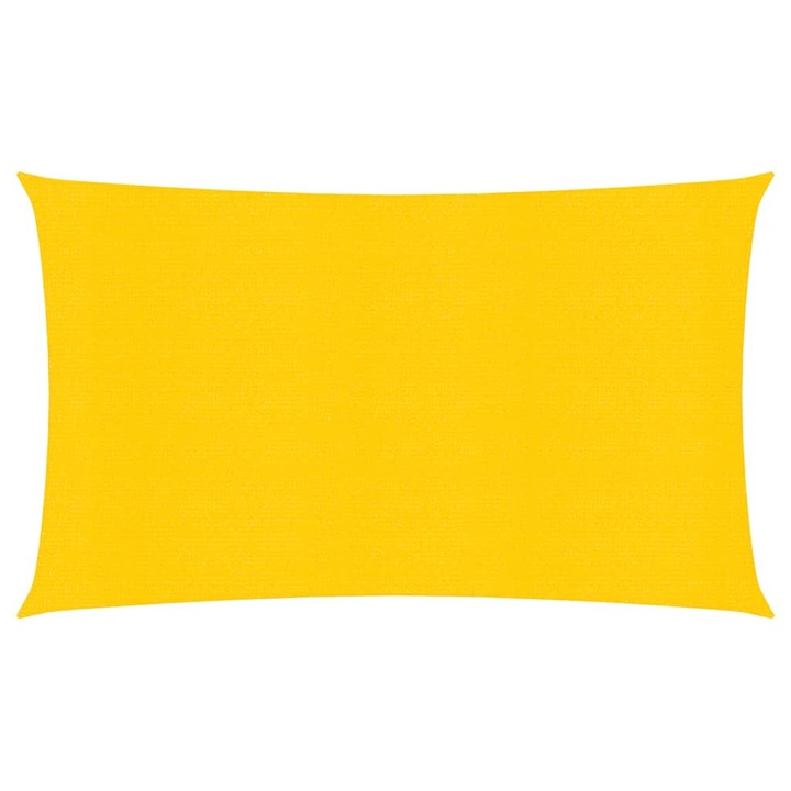 Panza parasolar vidaXL, 2 x 5 m, Galben,1.48 kg