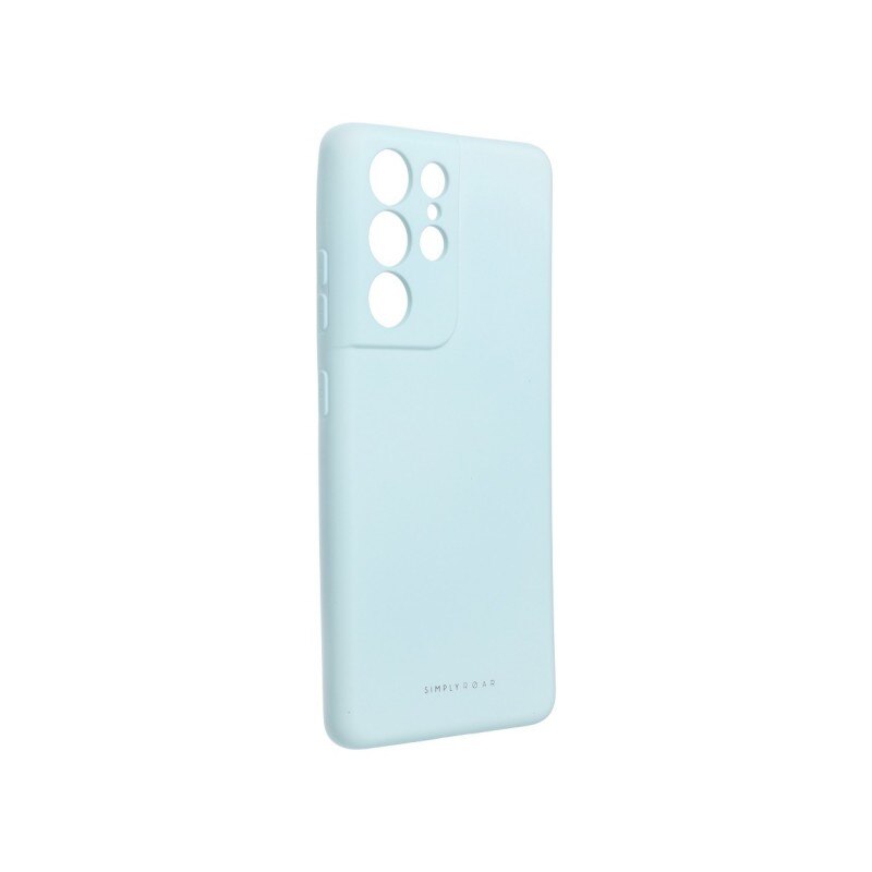 Husa Spate Roar Space Compatibila Cu Samsung Galaxy S21 Ultra 5G, Silicon Soft, Sky Blue