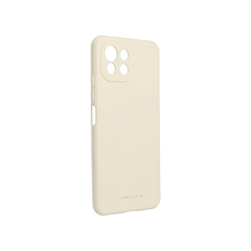 Husa Spate Roar Space Compatibila Cu Xiaomi Mi11 Lite 5G / Mi 11 Lite 4G, Silicon Soft, Aqua White